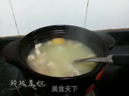 Make Porridge soup with fig and Sydney step 5