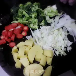 Make Green curry step 1