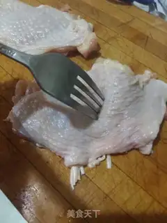 Make Take the chicken-legged rice step 6