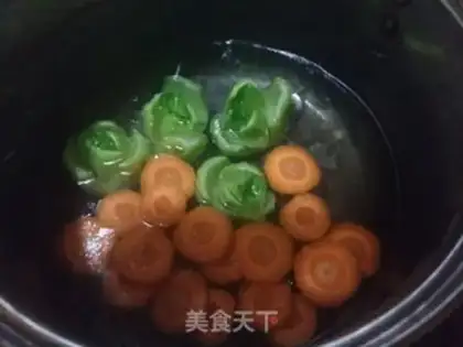 Make Take the chicken-legged rice step 10