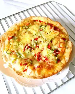 Make No yeast pizza step 9