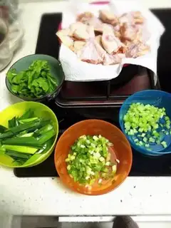 Make Potato chips with chicken wings step 2