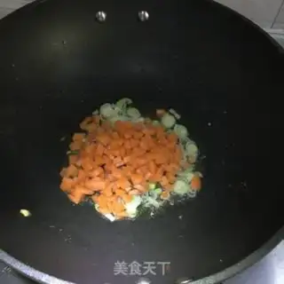 Make Egg fried rice step 3