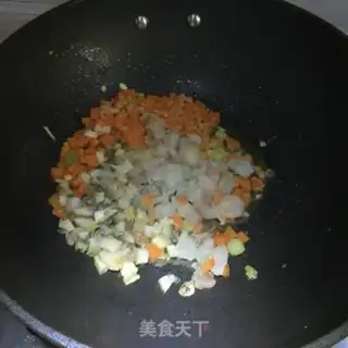 Make Egg fried rice step 4
