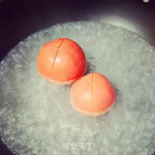 Make Tomato egg soup step 2
