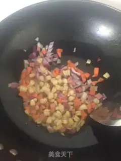 Make Egg fried rice step 3