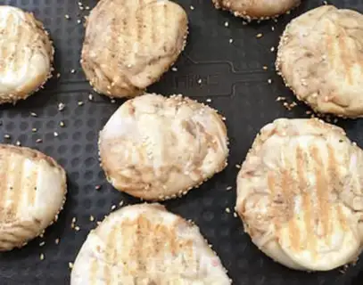Make Sesame pancakes step 17