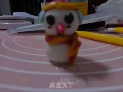 Make Snowman goes to sugar cake step 7
