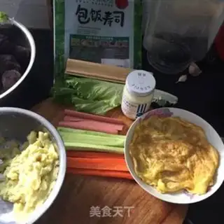 Make Potato sushi step 0