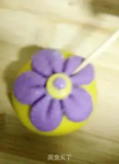 Make Flower buns step 8