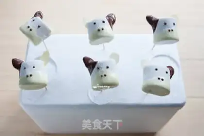 Make Cow marshmallows step 3