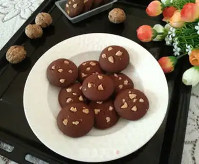 Make walnut cocoa cookies step 11