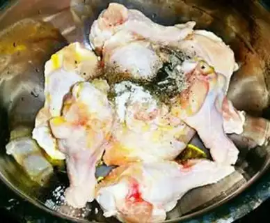Make Honey mustard and chicken wings step 0