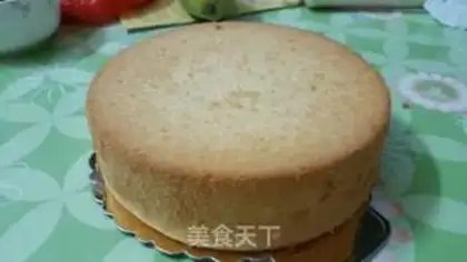 Make Mango cream cake step 2