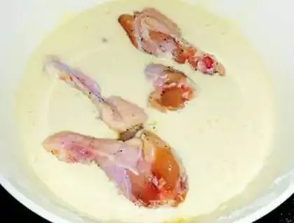 Make Honey mustard and chicken wings step 3