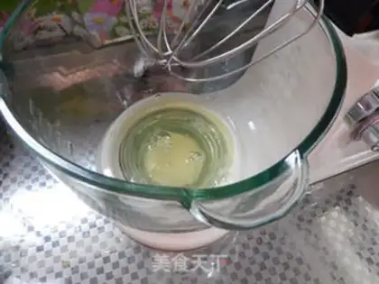Make Black sesame ricin cake step 3