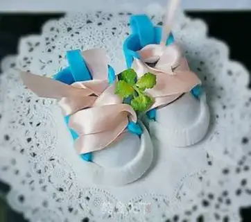 Make Rolling sugar baby shoes step 12