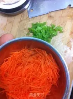 Make Carrot bean cake step 3