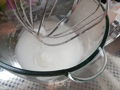 Make Black sesame ricin cake step 5