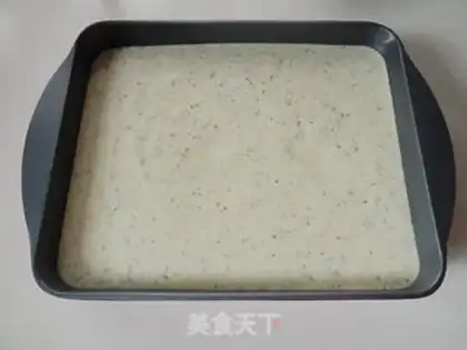 Make Black sesame ricin cake step 10