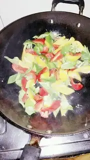 Make Paprika fried mushrooms step 4
