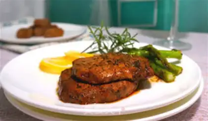 Make A delicious pork chop step 6
