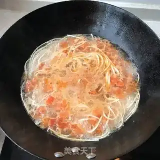 Make Tomato egg noodles step 7
