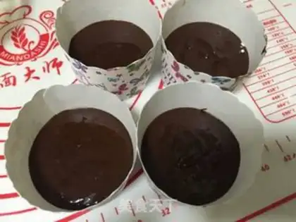 Make The lava cake step 6