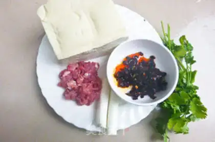 Make Meat tofu step 0