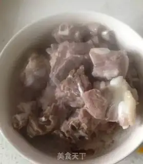Make Goldmelon steaming ribs step 4