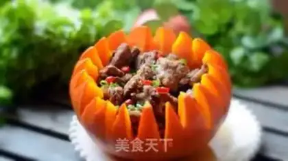 Make Goldmelon steaming ribs step 9