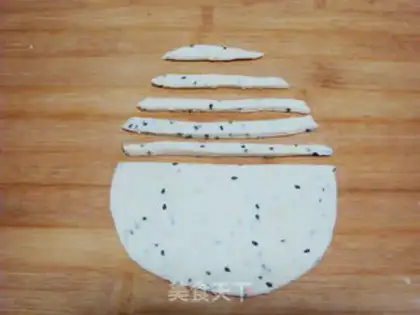 Make Sesame sticks, crackers step 3