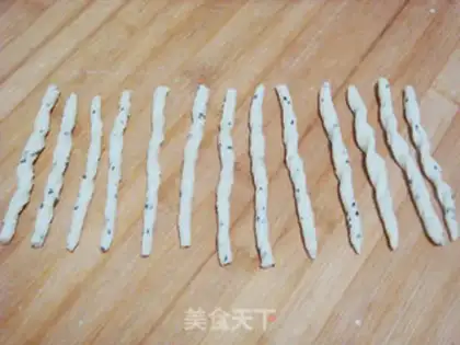 Make Sesame sticks, crackers step 5