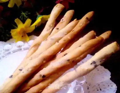 Make Sesame sticks, crackers step 7
