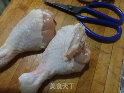Make Take the chicken-legged rice step 3