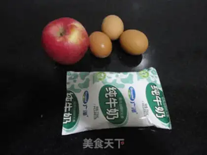 Make Apple omelet step 0
