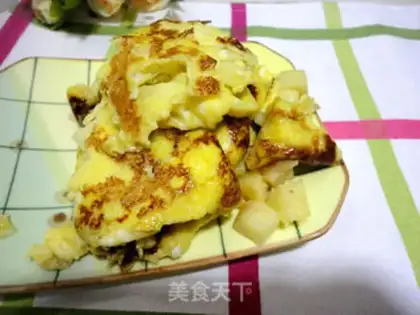 Make Apple omelet step 7