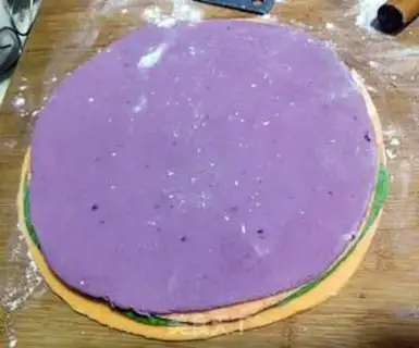Make Rainbow cake step 5