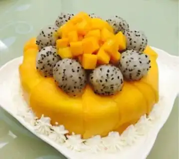 Make Mango chili cake step 12