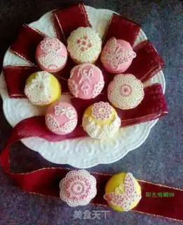 Make Lace Macaron step 27