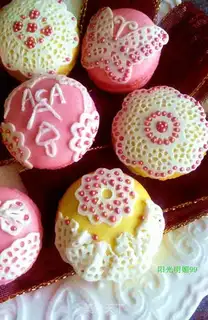 Make Lace Macaron step 29
