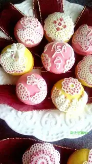 Make Lace Macaron step 31