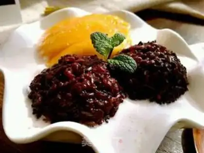 Make Mango, snow and sweet rice step 9