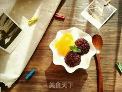 Make Mango, snow and sweet rice step 11
