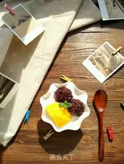Make Mango, snow and sweet rice step 12