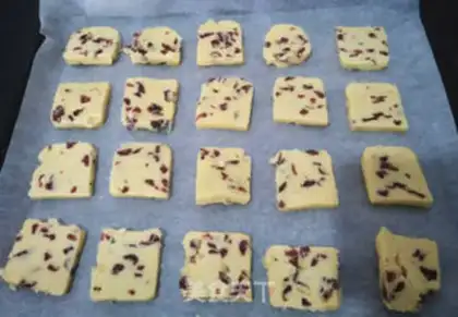 Make Cranberry cookies step 14