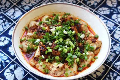 Make Spicy tofu step 3