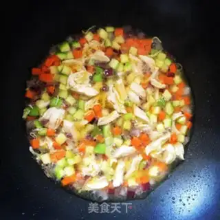 Make Korean chicken porridge step 6