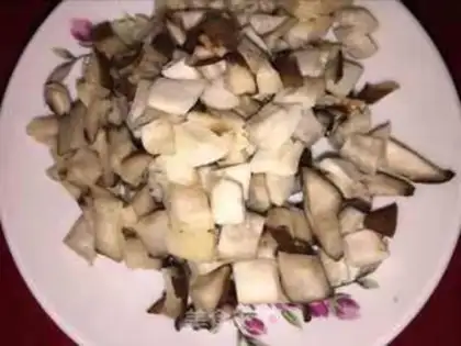 Make Shrimp egg porridge step 1