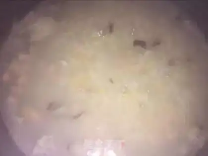 Make Shrimp egg porridge step 4
